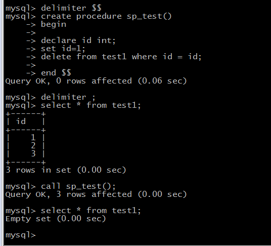 mysql存储过程如何动态拼接条件 存储过程 动态sql_存储过程