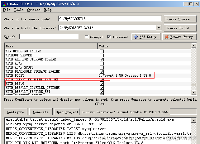 mysql debug源码 mysql源码调试_CMake_06