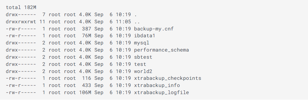 xtrabackup备份docker数据库 xtrabackup备份命令_mysql_02