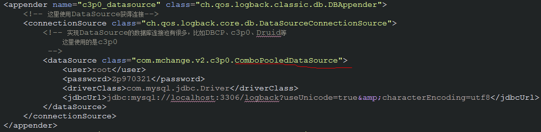 logback 配置mysql日志 logback写入数据库_bc_11