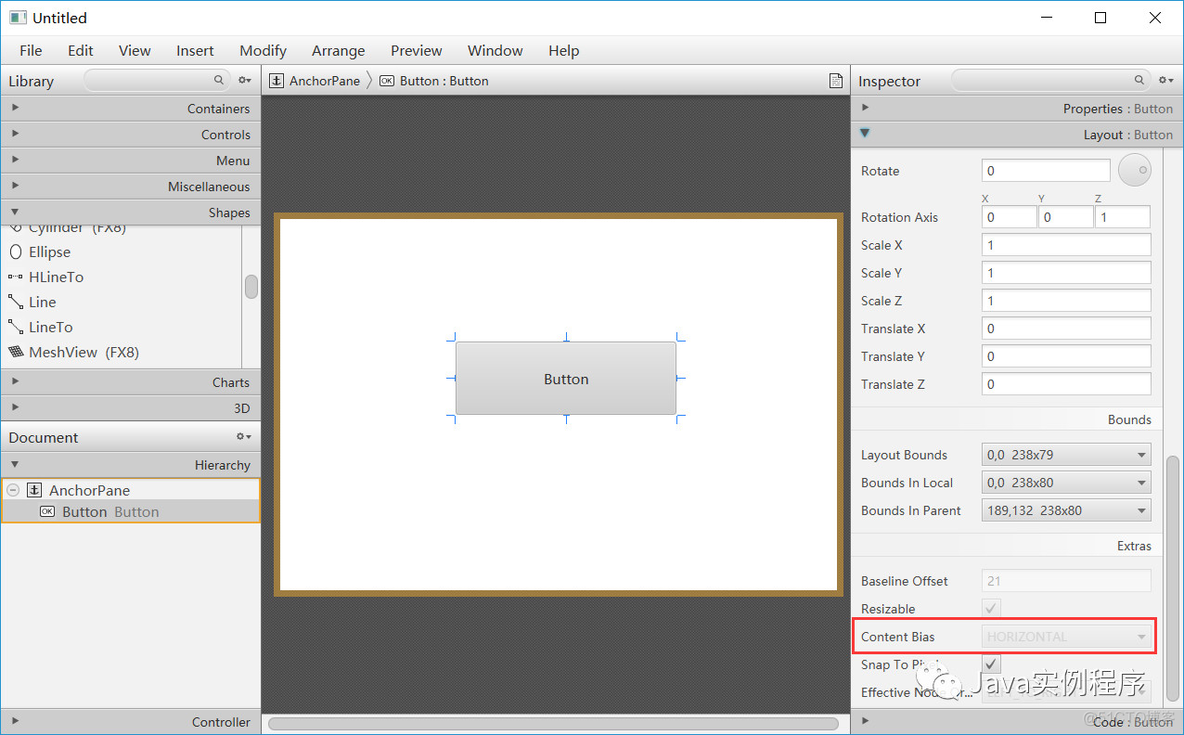 javafx GridPane 高度占满 javafx hbox 间距_Scene Builder_31