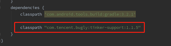 Android接入aar Android接入Tinker(Bugly)_默认值