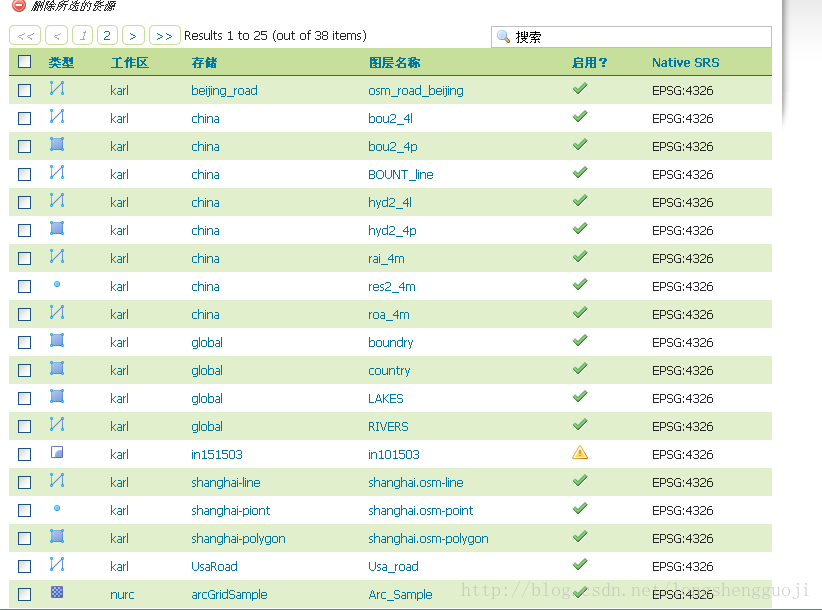 geoserver 连接mysql数据库 geoserver开发_工作区_12