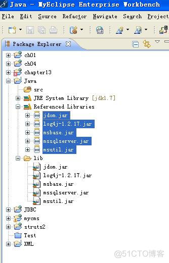 lib目录下的mysql文件夹太大 myeclipse中lib目录_jar包_02