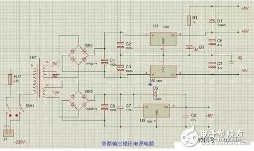 多路输出 hadoop 多路输出电源原理图_多路输出 hadoop