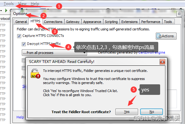 Android proxy抓包开发 安卓抓包工具fiddler_fiddler_22