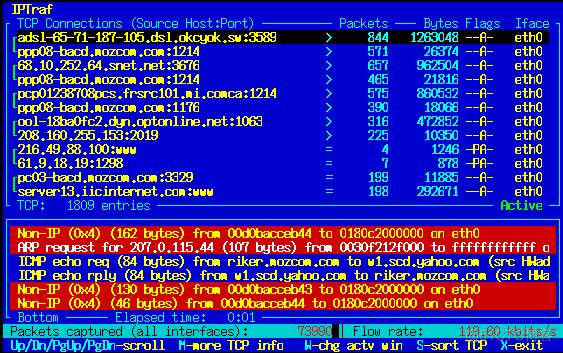 10个不错的linux网络监视工具_IP_03