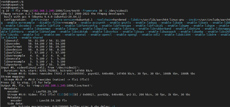 迅为RK3588开发板使用 FFMpeg 进行推流_Ubuntu_04