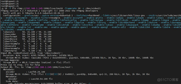 迅为RK3588开发板使用 FFMpeg 进行推流_Ubuntu_04