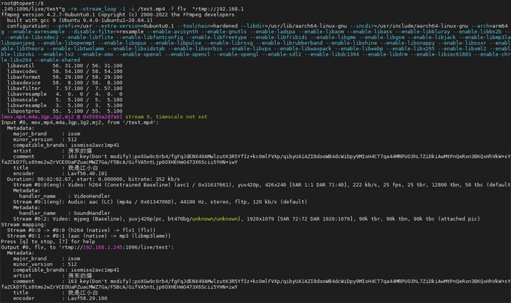 迅为RK3588开发板使用 FFMpeg 进行推流_Ubuntu_03
