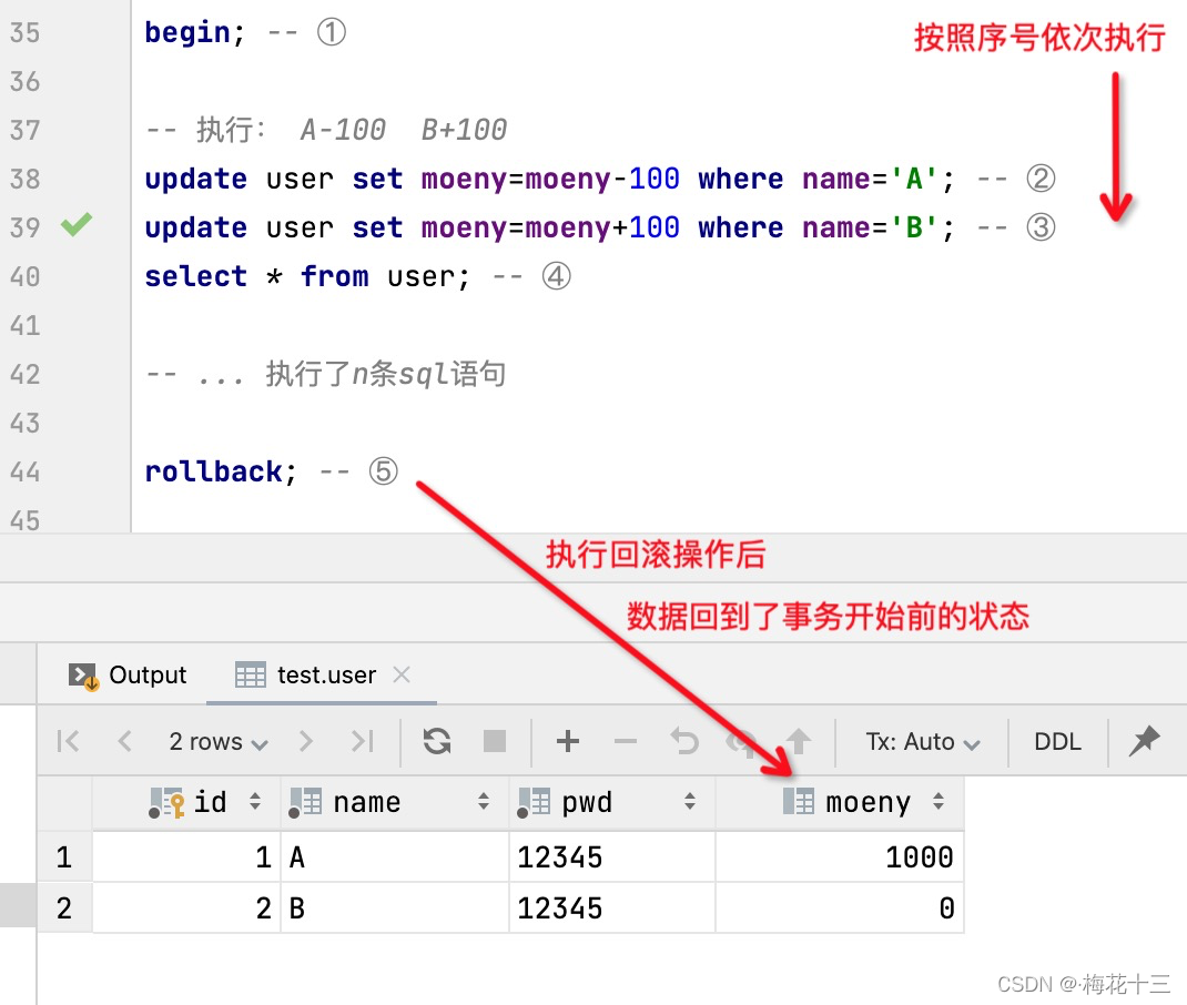 mysql的事务是为了解决什么问题的 mysql实现事务的原理(mvcc)_acid_05