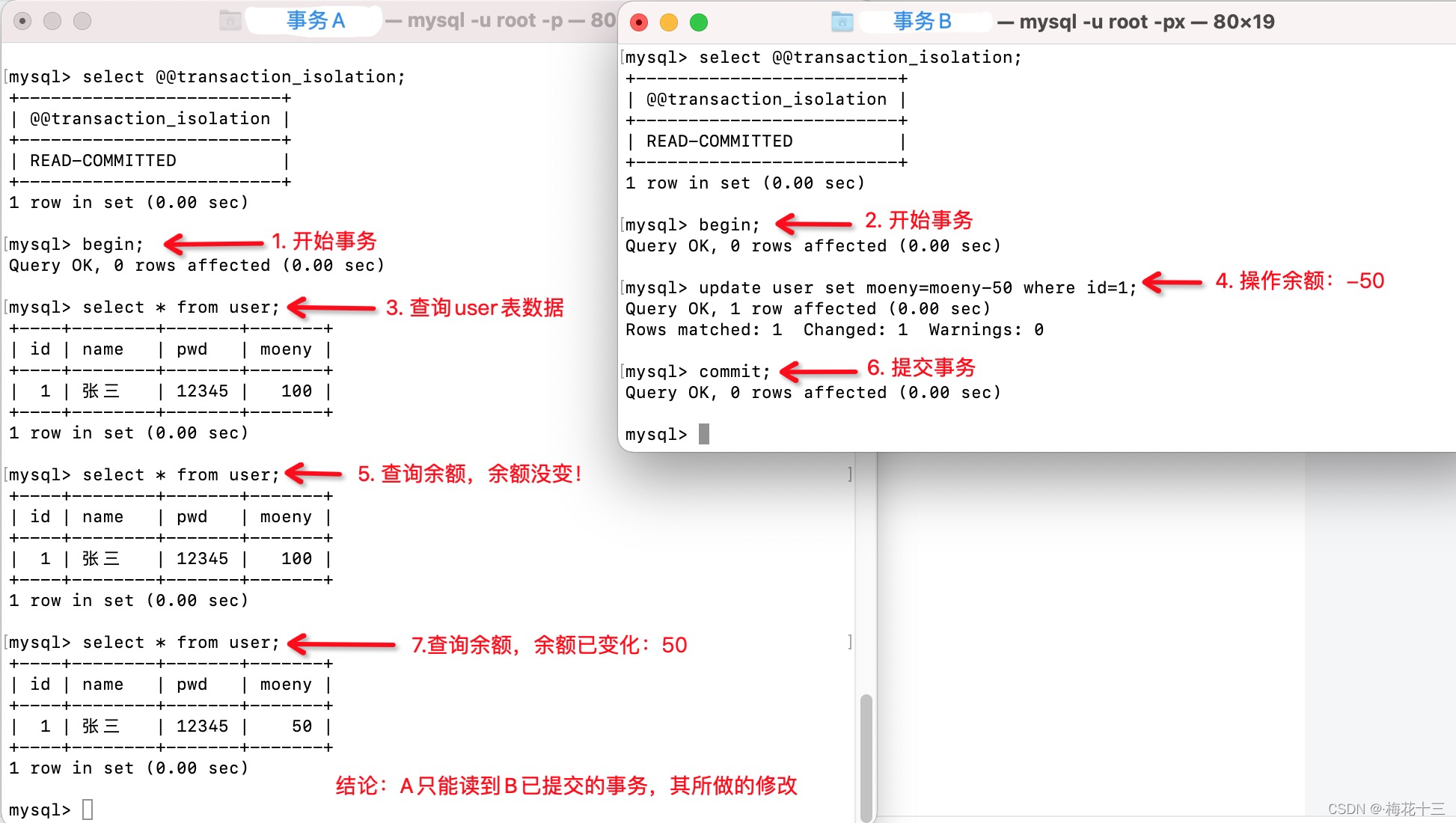 mysql的事务是为了解决什么问题的 mysql实现事务的原理(mvcc)_database_12