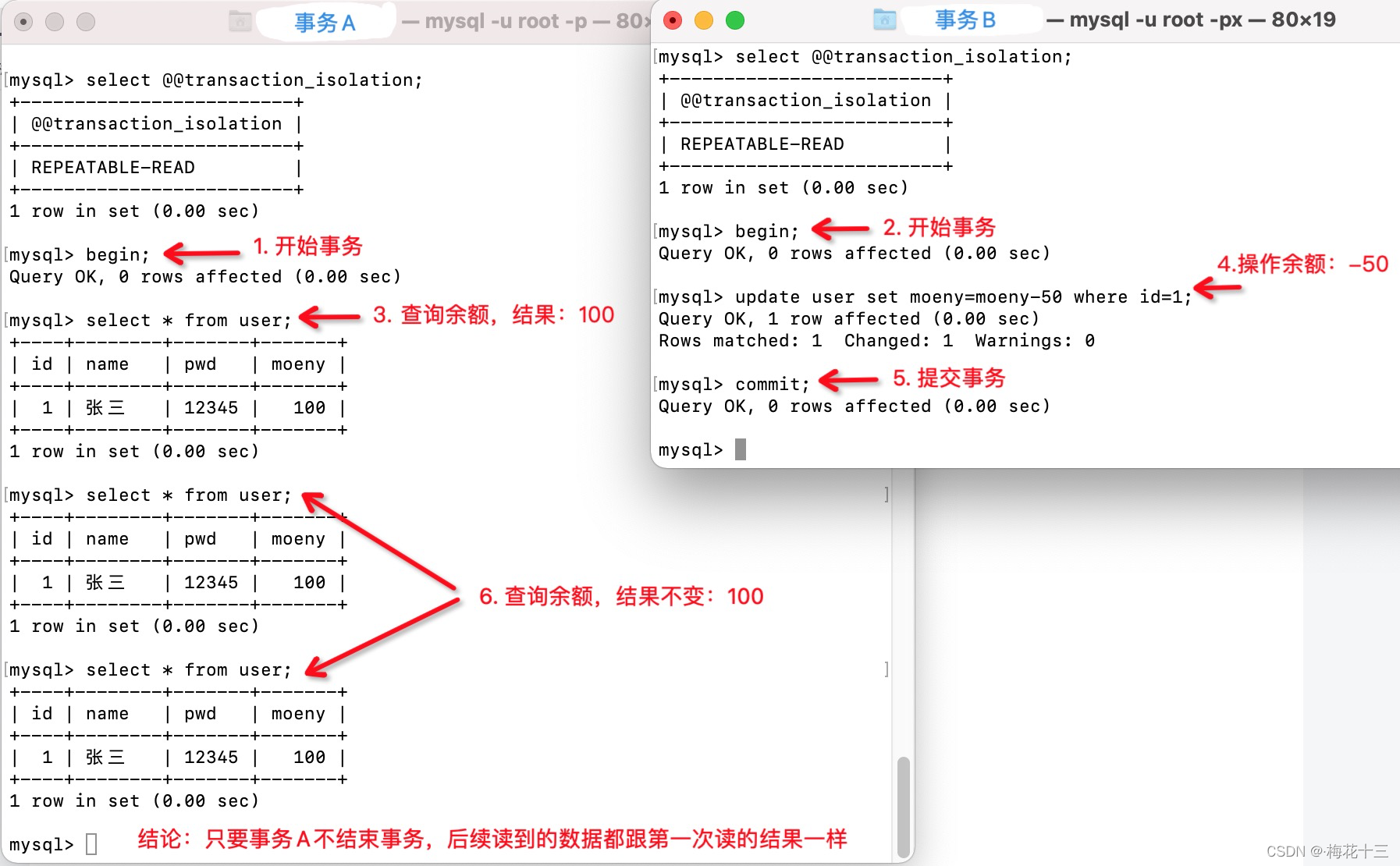 mysql的事务是为了解决什么问题的 mysql实现事务的原理(mvcc)_java_13