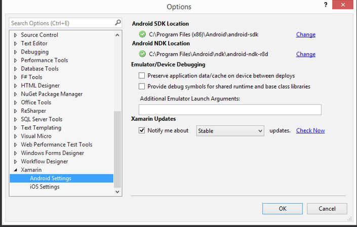 xamarin android配置 xamarin安装_java