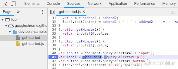 jquery F12断点调试 js断点调试代码_chrome