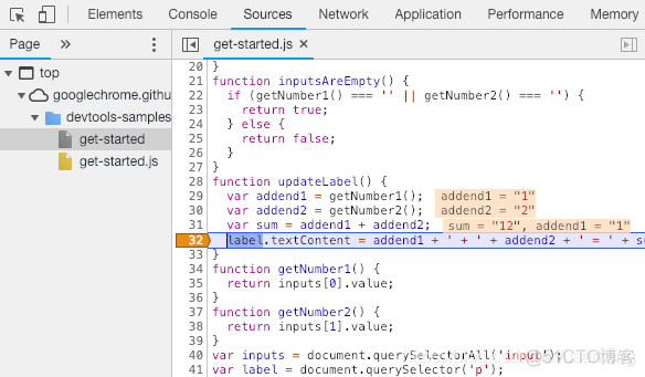 jquery F12断点调试 js断点调试代码_chrome_02