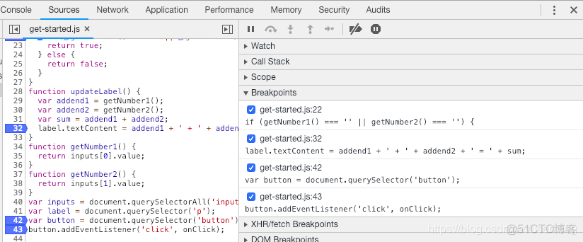 jquery F12断点调试 js断点调试代码_调试_03