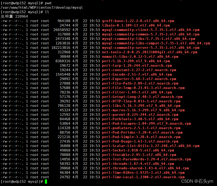 centos7离线安装mysql rpm centos7离线安装rpm包_centos