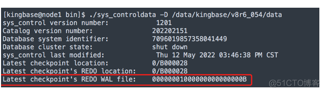 [转帖]KingbaseES wal(xlog) 日志清理故障恢复案例_数据库_05