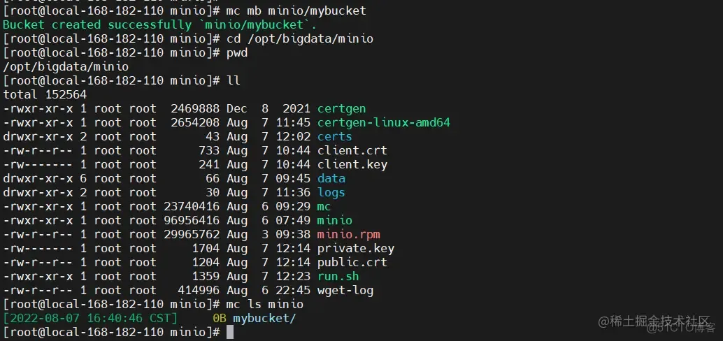 [转帖]高性能分布式对象存储——MinIO实战操作（MinIO扩容）_bash_04