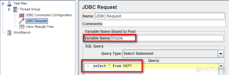 [转帖]Jmeter之JDBC Request使用方法(oracle)_sql_04