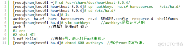 linux下使用heartbeat做HA集群，把nginx作为HA对应的服务_配置文件