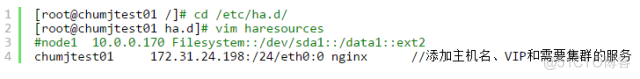 linux下使用heartbeat做HA集群，把nginx作为HA对应的服务_配置文件_03
