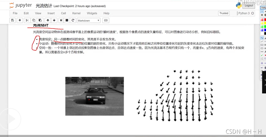 计算机视觉光流估计 光流估计的应用_灰度