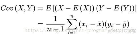 java COVAR 协方差 函数 算法 协方差cov计算例题_方差_02