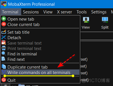 mobaxterm使用本机python mobaxterm命令_右键_09