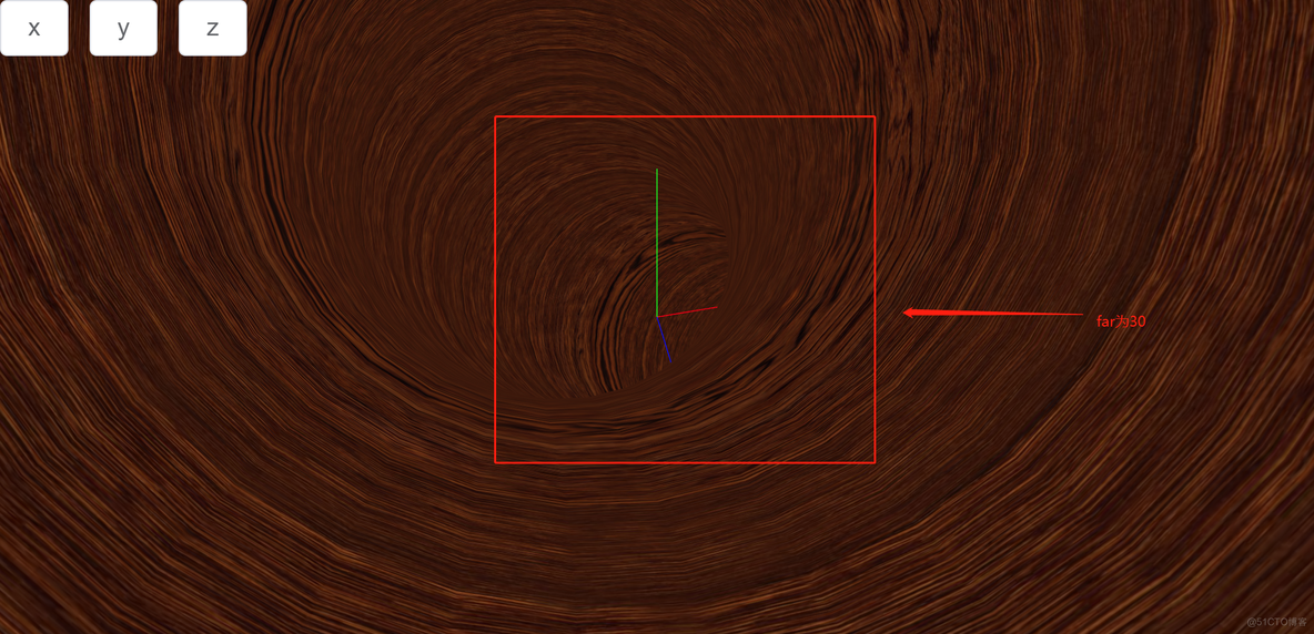 Three.js——十五、Box3、相机动画、lookAt()视线方向、管道漫游案例、OrbitControls旋转缩放限制、以及相机控件MapControls_渲染效果_16