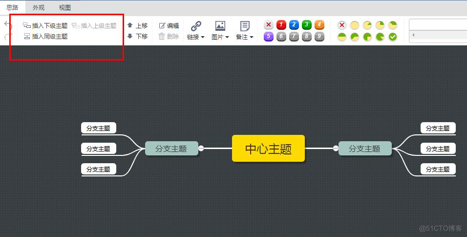 思维导图 架构设计模板 思维导图基本框架_二级_02