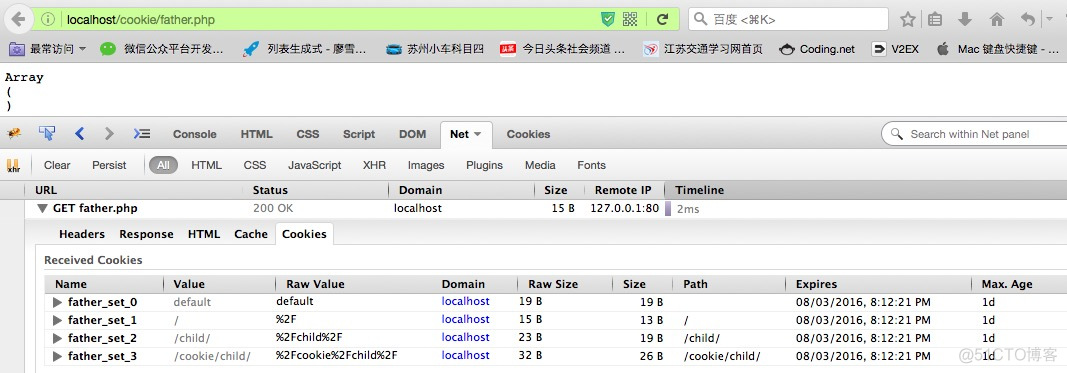 axios setcookie存不进去 setcookie path_数组