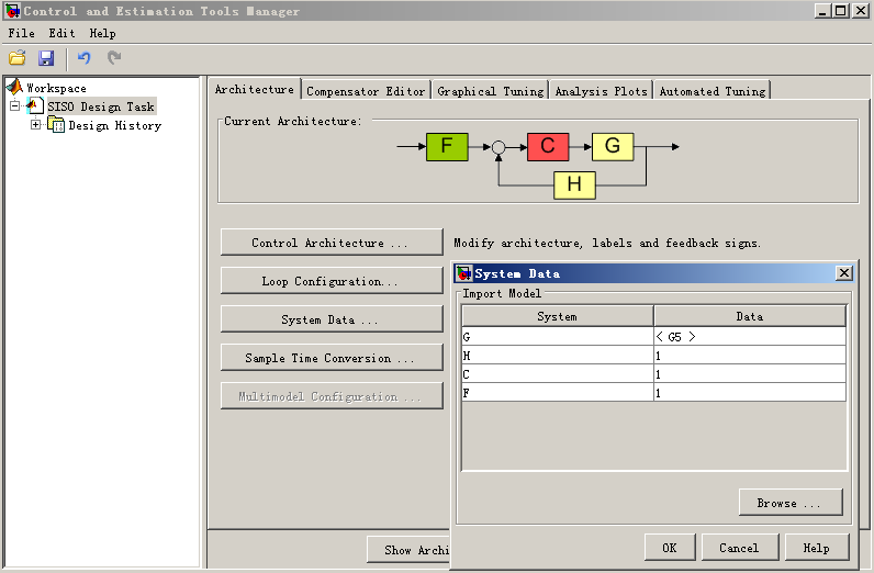 matlab的sisotool工具可以自己编辑架构嘛 matlab sisotool教程_G1_06