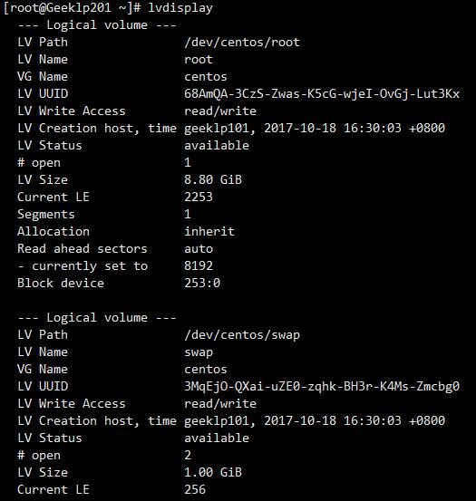 新玩法，CentOS7中LVM通过扩展逻辑卷扩展swap空间_lvm_02