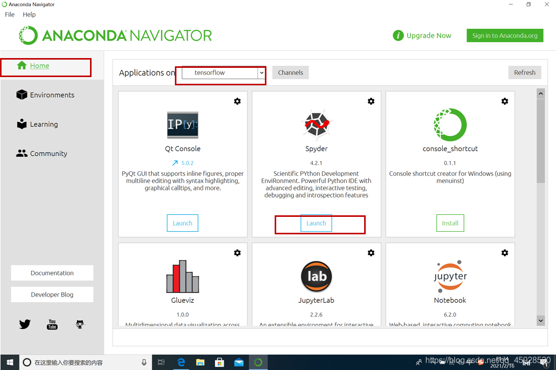 如何下载anaconda的python anaconda怎么下载spyder_tensorflow_14