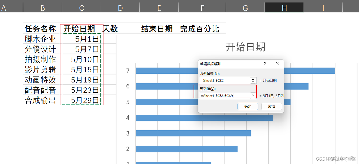 甘特图 r语言 甘特图 excel_甘特图_11