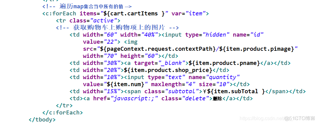 java购物车和订单 javaweb实现购物车结算功能_java_10