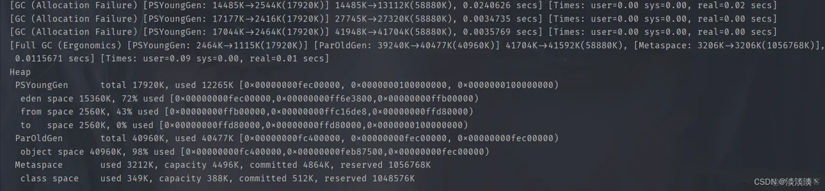 java jvm参数示例 jvm常用的参数_开发语言