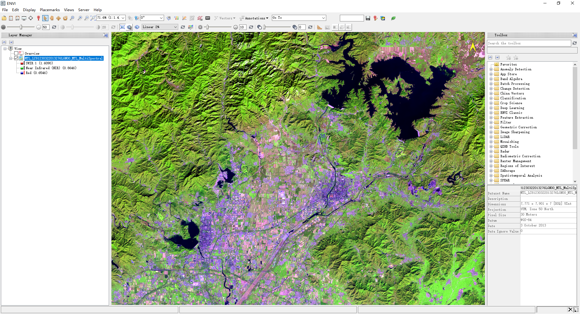 python利用对landsat8数据进行批量波段合成 landsat8波段组合_彩色图像_05