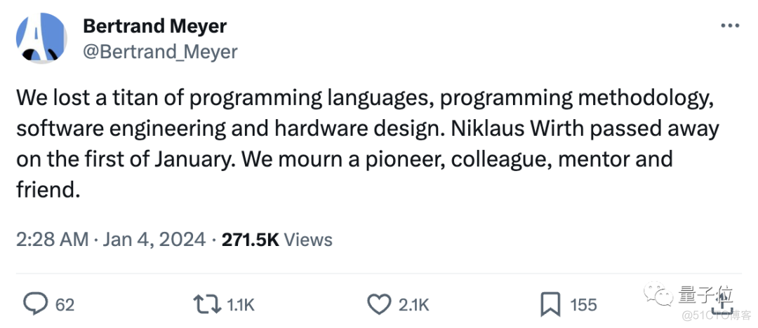 图灵奖得主Niklaus Wirth逝世，从Euler到Pascal，一代编程巨星陨落_Pascal_02