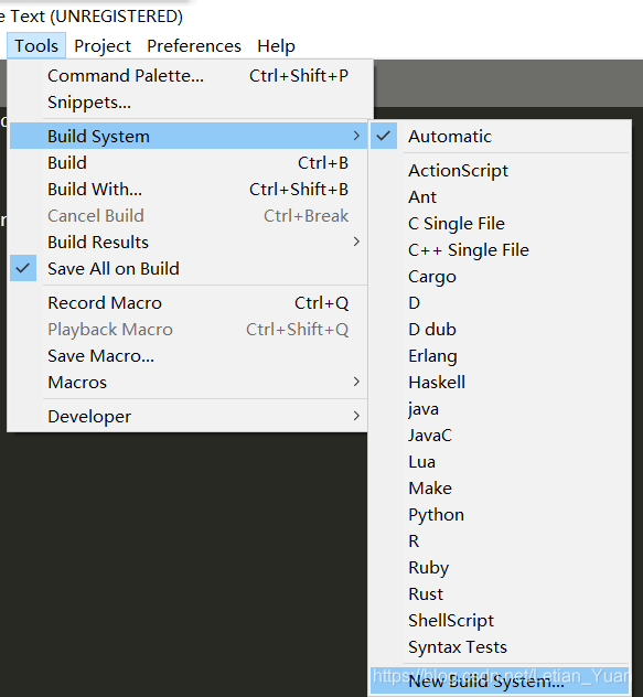 sublime 写java sublime写java语言不变色_快捷键_04