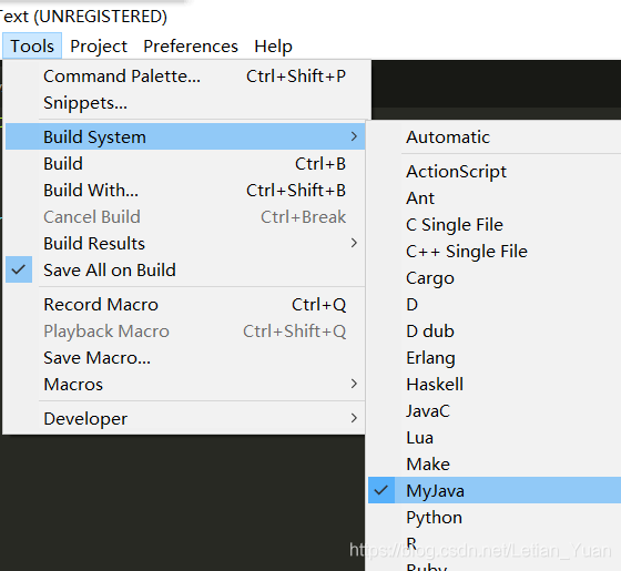 sublime 写java sublime写java语言不变色_System_10