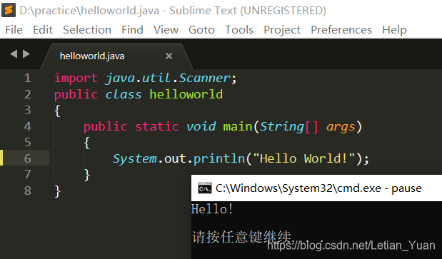 sublime 写java sublime写java语言不变色_java_17