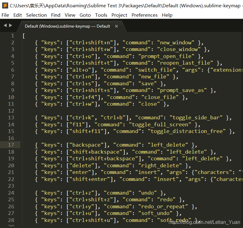 sublime 写java sublime写java语言不变色_快捷键_19