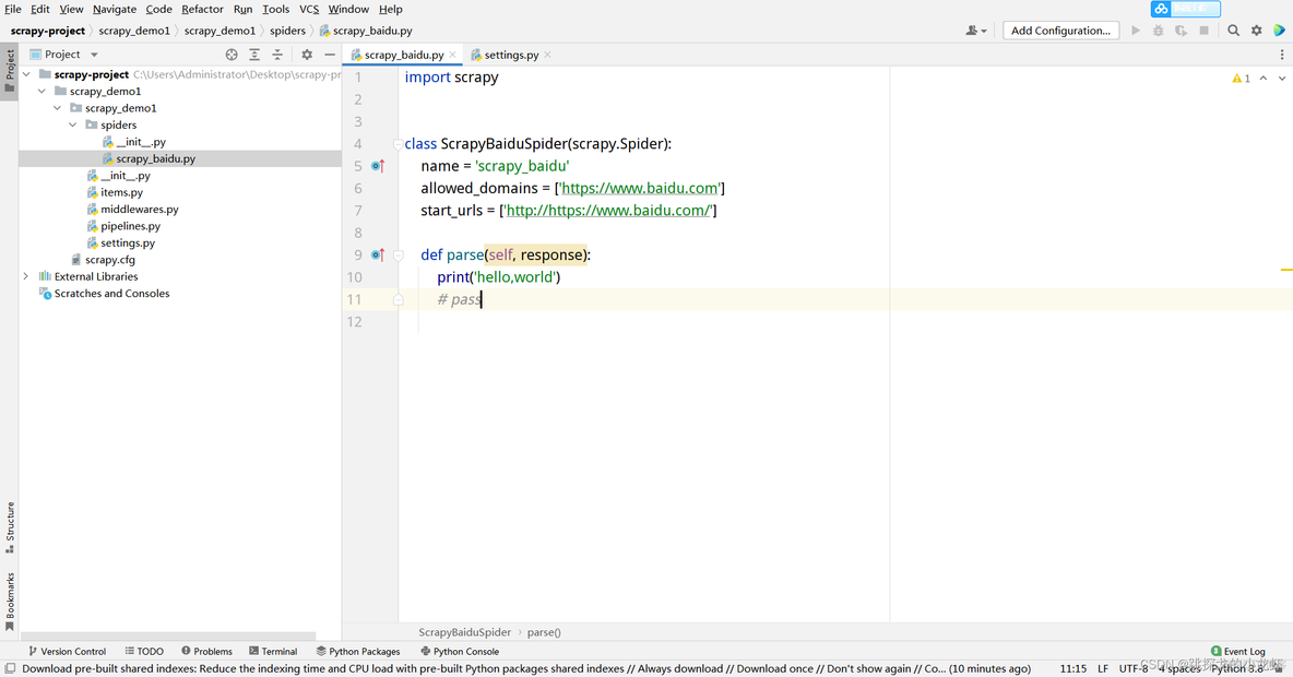 怎么给python scrapy框架爬虫设置前端 爬虫框架scrapy原理_编程语言_15