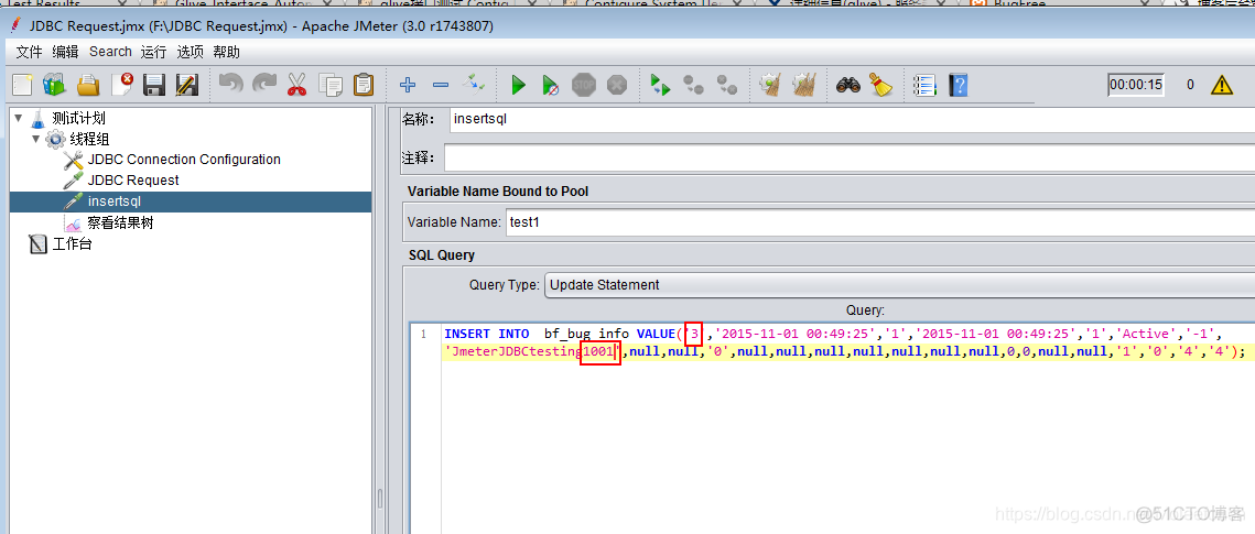 jmeter 连接mysql 报错了 jmeter怎么连接数据库_参数化_09