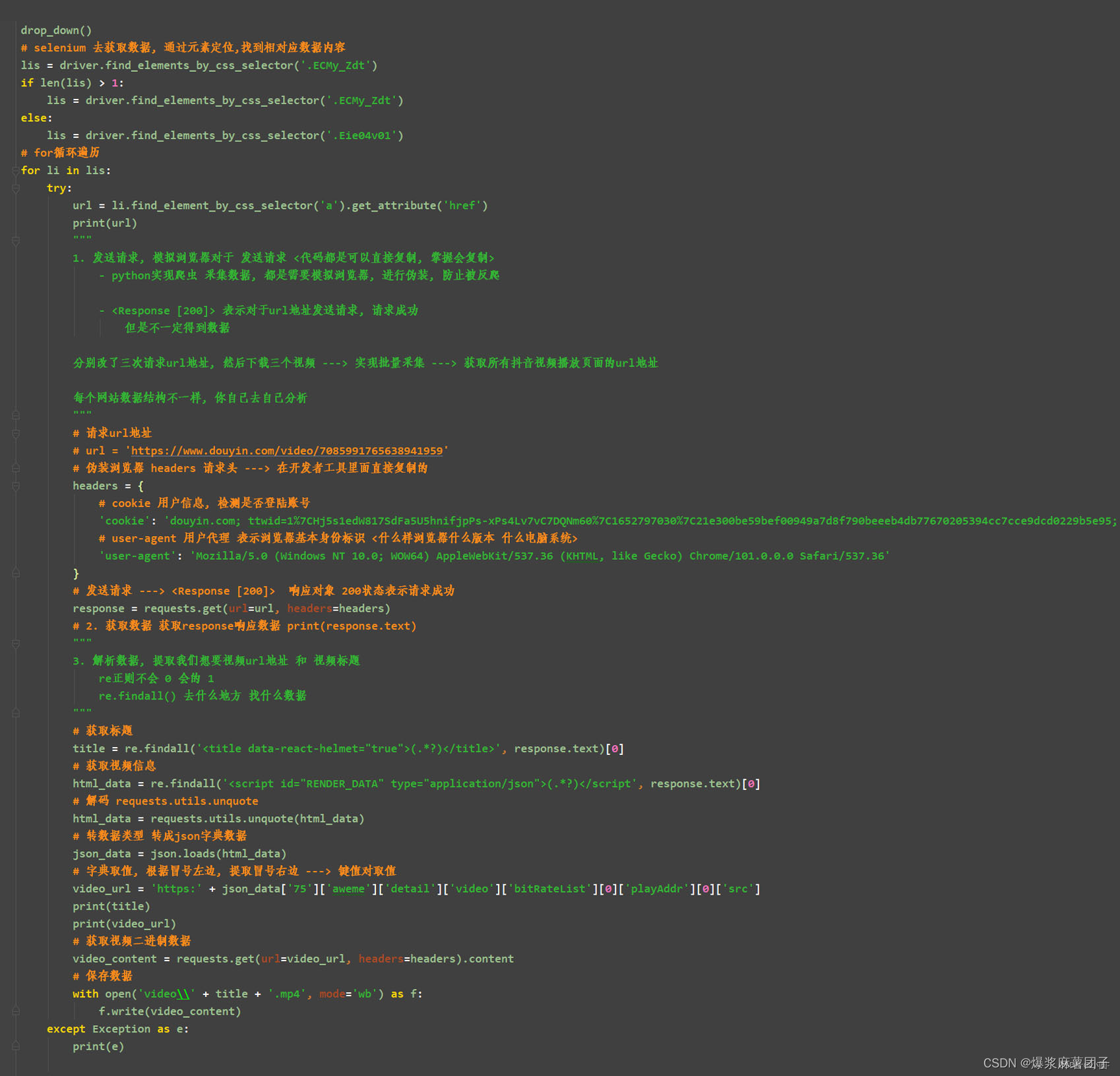 python 实现去水印 python去水印爬视频_数据_02