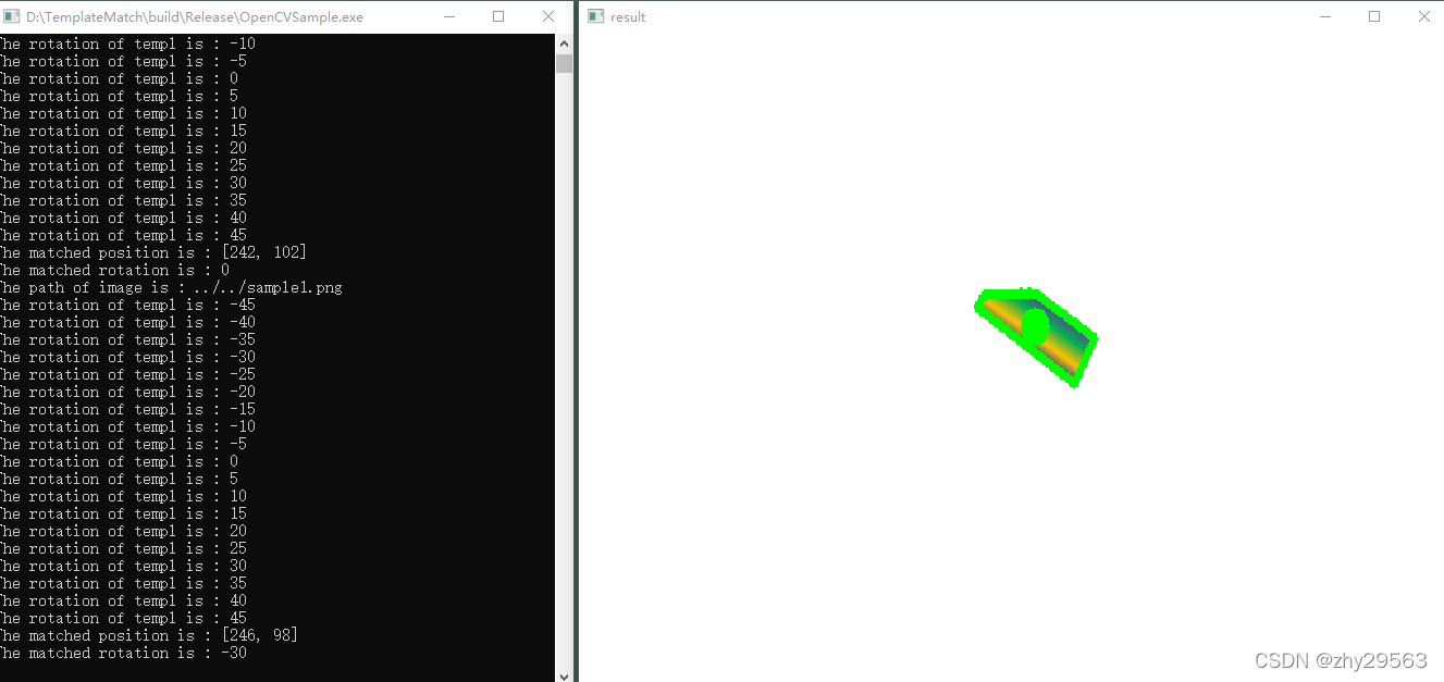 opencv python 实现多角度 模板匹配 opencv 模板匹配带角度_opencv_04