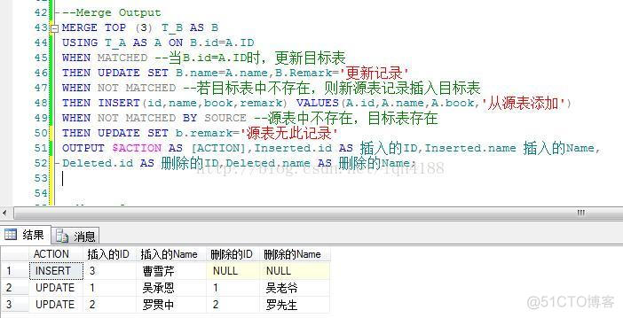 SQL server merge语句停止后会回滚吗 sql merge函数_Merge_05